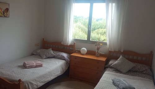 Appartement, 3 chambres, balcon, vue jardin