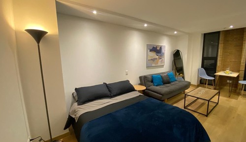 Appartement Confort, 1 grand lit et 1 canapé-lit, cuisine, vue cour intérieure