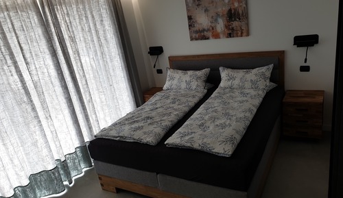 Chambre Double Premium, 1 grand lit, véranda, vue mer