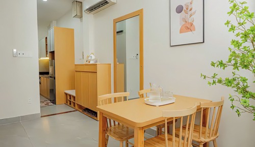 Studio Supérieur, 1 grand lit, balcon, vue ville
