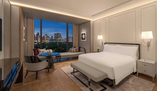 Chambre Deluxe, 1 très grand lit, non-fumeurs, vue parc