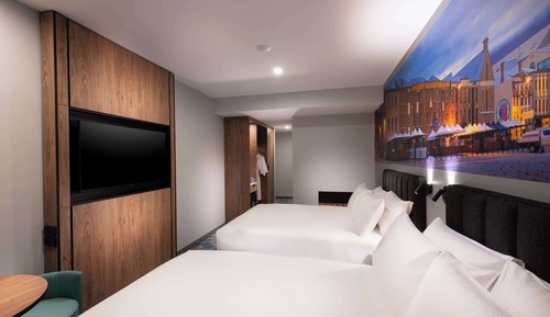 Chambre Deluxe, 2 grands lits, vue baie