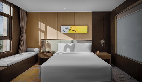 Chambre Standard, 1 très grand lit, accessible aux personnes à mobilité réduite