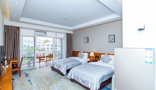 Chambre Double ou avec lits jumeaux, balcon, vue lac