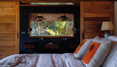 Bungalow Luxe, balcon, vue montagne