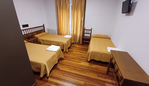 Chambre Triple, balcon, vue parc