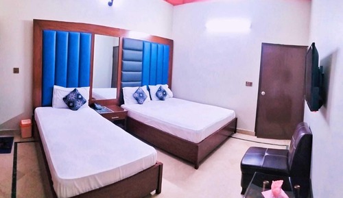 Chambre Triple Familiale, vue ville