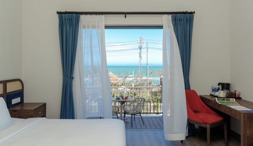 Chambre Deluxe Double ou avec lits jumeaux, vue mer
