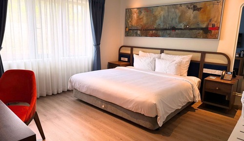 Chambre Deluxe Double ou avec lits jumeaux, vue jardin