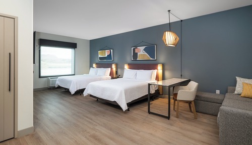Suite Studio, 2 grands lits, accessible aux personnes à mobilité réduite (Mobility)