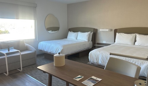 Chambre, 2 grands lits