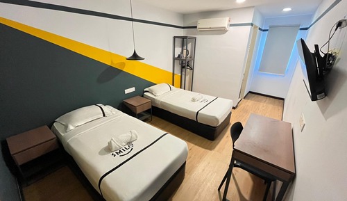 Chambre avec lits jumeaux