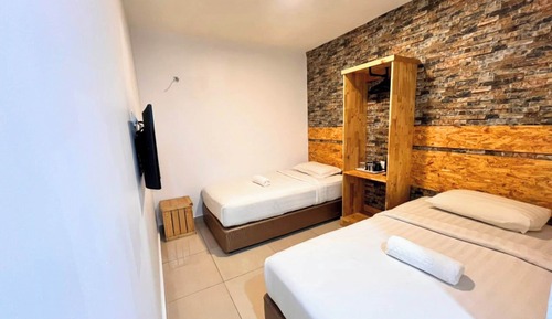 Chambre avec lits jumeaux