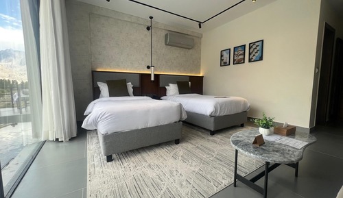 Chambre Deluxe avec lits jumeaux, 1 chambre, vue fleuve