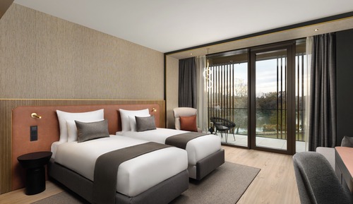 Chambre Double Supérieure, balcon, vue lac
