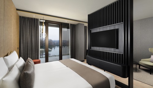 Studio Junior, balcon, vue lac