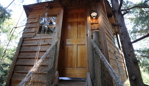 Tree House, balcon, vue vallée