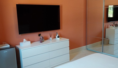 Chambre Quadruple Familiale, vue jardin