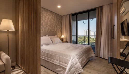 Studio Deluxe, balcon, vue ville
