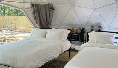 Tente Premium, 2 lits doubles, bain à remous