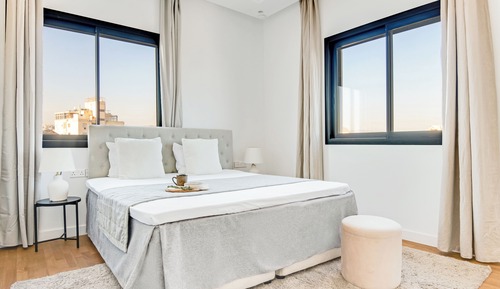 Appartement, 2 chambres, balcon, vue ville