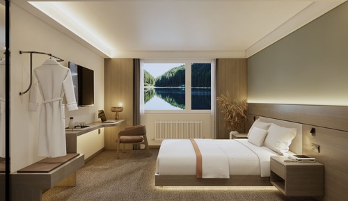Chambre Double Confort, vue lac