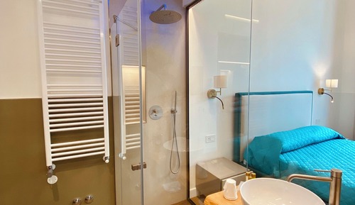 Chambre Double Design, balcon, vue ville