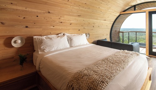 Tree House Luxe, vue colline