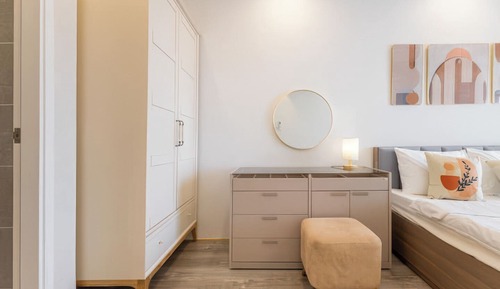 Appartement Deluxe, 2 chambres, cuisine, vue ville