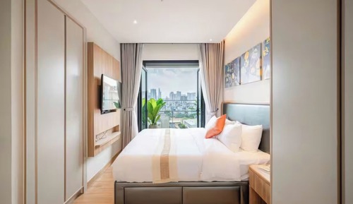 Appartement Supérieur, 2 chambres, cuisine, vue ville