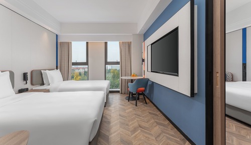 Chambre, plusieurs lits, accessible aux personnes à mobilité réduite