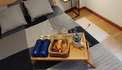 Chambre Double, salle de bains commune