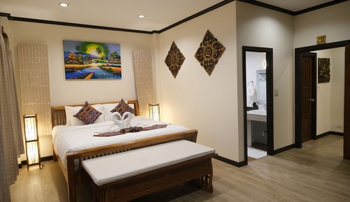Chambre Double Familiale, vue jardin