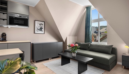 Chambre Triple, vue ville