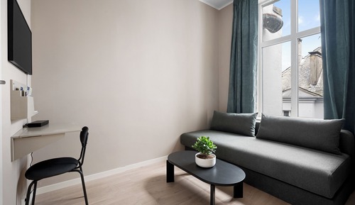 Chambre Quadruple, vue ville