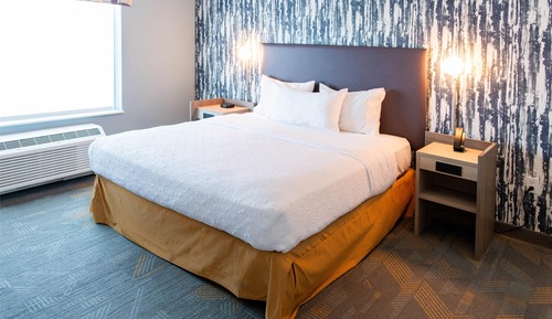 Suite, 1 très grand lit, accessible aux personnes à mobilité réduite (Roll-In Shower)