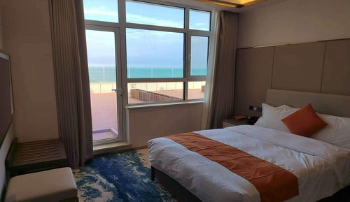 Chambre, 1 grand lit, balcon (Elegant, Sea View)
