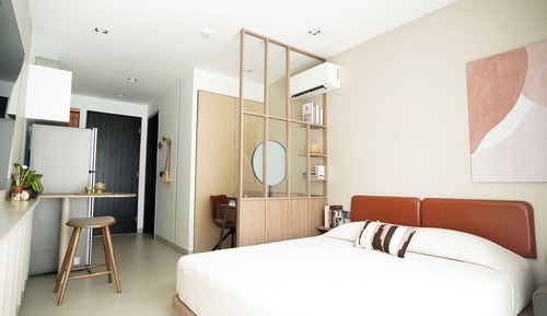 Studio Confort, balcon