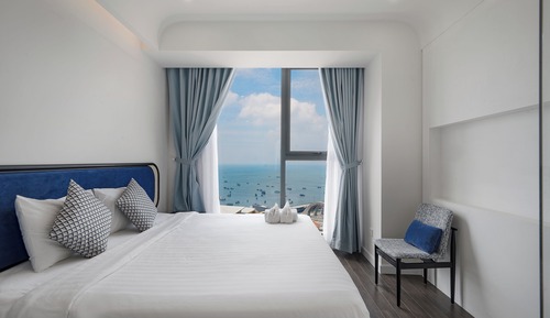 Appartement, 3 chambres, vue plage