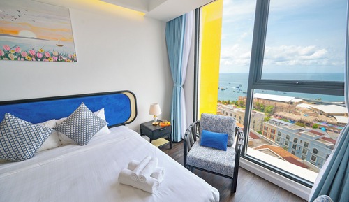 Appartement Deluxe, 3 chambres, vue océan