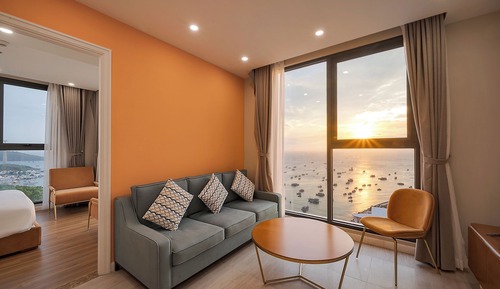 Appartement, 2 chambres, vue plage