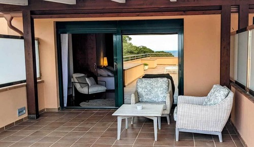 Chambre Double Élite pour 1 personne, balcon, vue mer