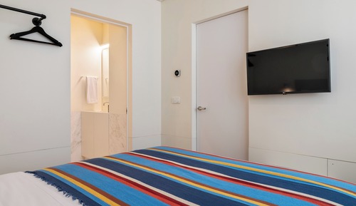 Appartement Premium, balcon, vue piscine