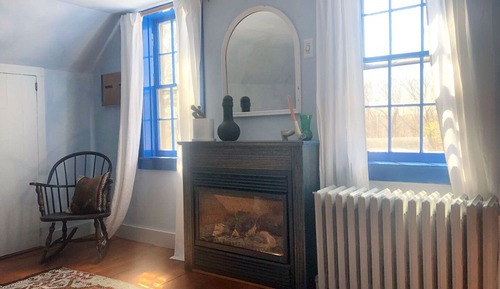 Chambre, 1 grand lit, non-fumeurs, salle de bains privée