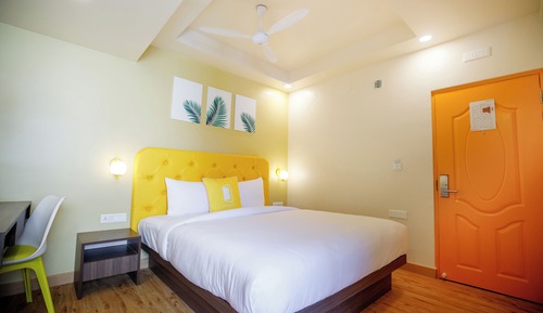 Chambre Double Deluxe, 1 grand lit, non-fumeurs, salle de bains privée