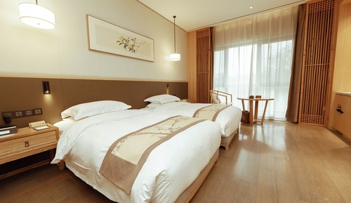 Chambre Classique avec lits jumeaux, vue lac