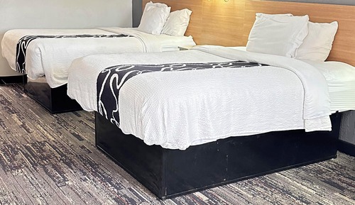 Chambre, 2 grands lits