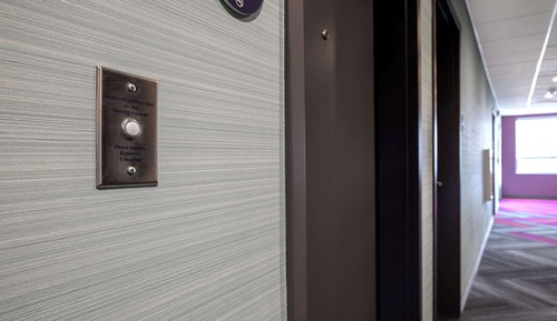 Chambre, 2 grands lits, accessible aux personnes à mobilité réduite (Hearing)