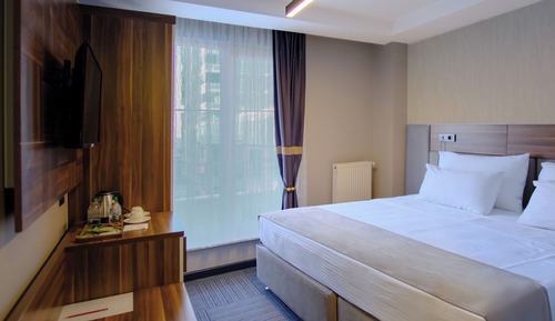 Chambre Double Standard, balcon, vue ville