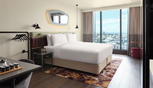 Chambre Standard, 1 très grand lit, accessible aux personnes à mobilité réduite